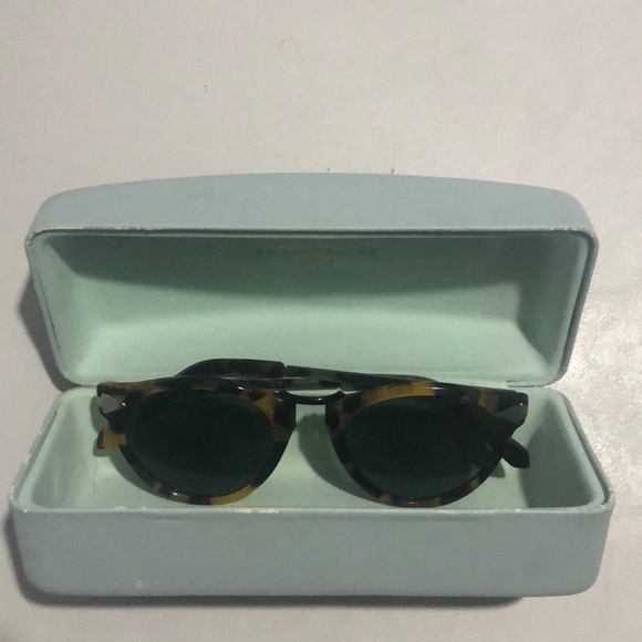 Karen Walker Helter Skelter Tort Sunglasses with Case - Picture 7 of 9